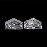0.98&nbsp;Ct.Tw.Total Carat Weight White Sapphire Pair from Ceylon (Sri Lanka) Video