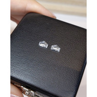 0.98&nbsp;Ct.Tw.Total Carat Weight White Sapphire Pair from Ceylon (Sri Lanka) Life Style