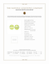 3.19 Ct.Tw.Total Carat Weight Chrysoberyl Pair from Ceylon (Sri Lanka) Scan Report