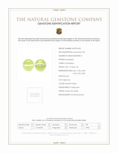 3.19 Ct.Tw.Total Carat Weight Cabochon Chrysoberyl Pair from Ceylon (Sri Lanka) Scan Report