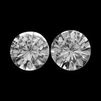 1.40&nbsp;Ct.Tw.Total Carat Weight White Sapphire Pair from Ceylon (Sri Lanka) Video