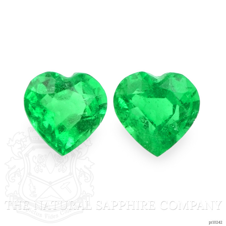 0.30 Ct.Tw. Emerald Pair from Afghanistan