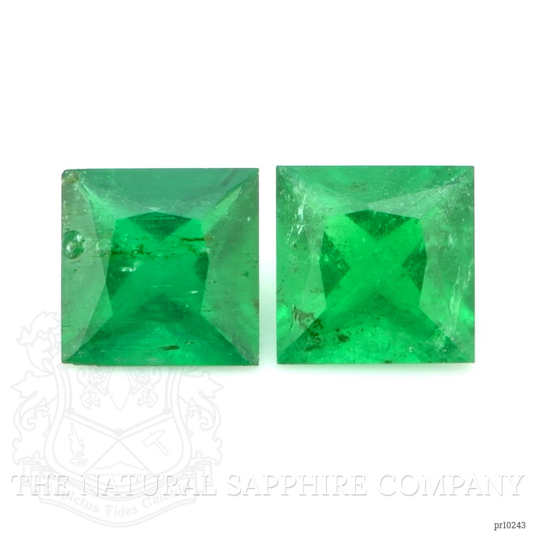 0.55 Ct.Tw. Emerald Pair from Afghanistan