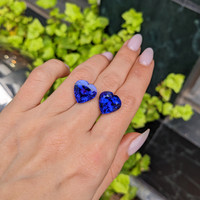 19.12 Ct.Tw.Total Carat Weight Tanzanite Pair from Tanzania Life Style