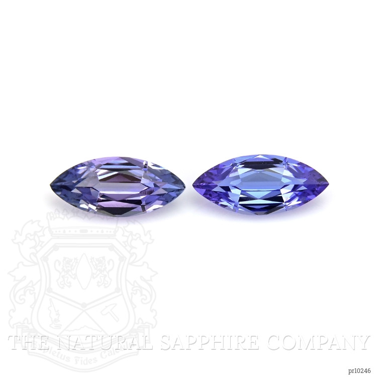 2.28 Ct.Tw. Tanzanite Pair from Tanzania