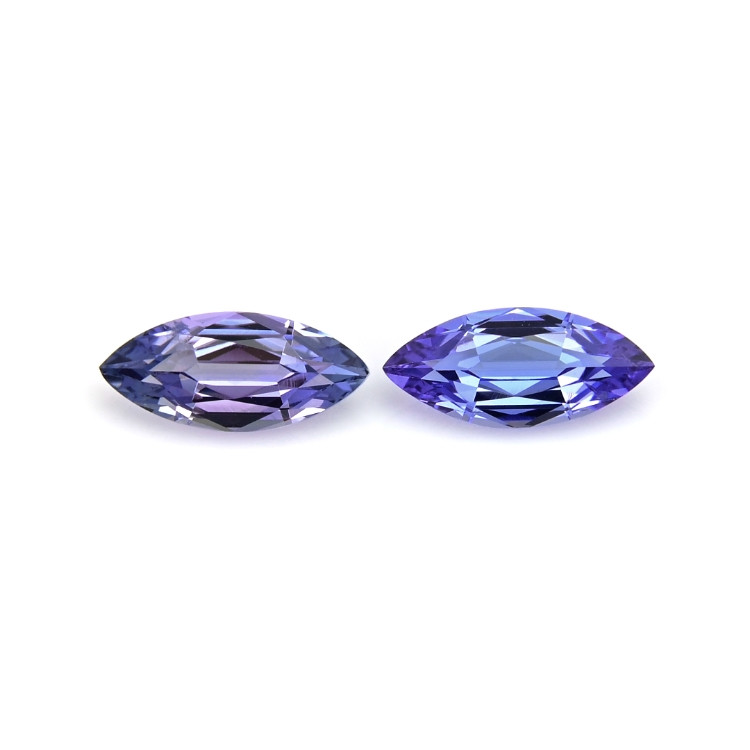 2.28 Ct.Tw. Tanzanite Pair from Tanzania