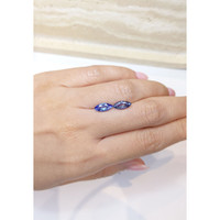 2.28 Ct.Tw.Total Carat Weight Tanzanite Pair from Tanzania Life Style