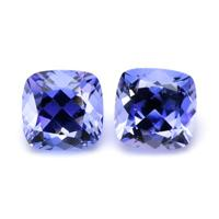 1.26 Ct.Tw.Total Carat Weight Tanzanite Pair from Tanzania Video