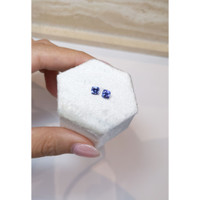 1.26&nbsp;Ct.Tw.Total Carat Weight Tanzanite Pair from Tanzania Life Style