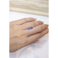 1.26 Ct.Tw.Total Carat Weight Tanzanite Pair from Tanzania Life Style