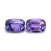 1.78 Ct.Tw.Total Carat Weight Tanzanite Pair from Tanzania Video
