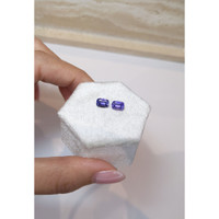 1.78 Ct.Tw.Total Carat Weight Tanzanite Pair from Tanzania Life Style