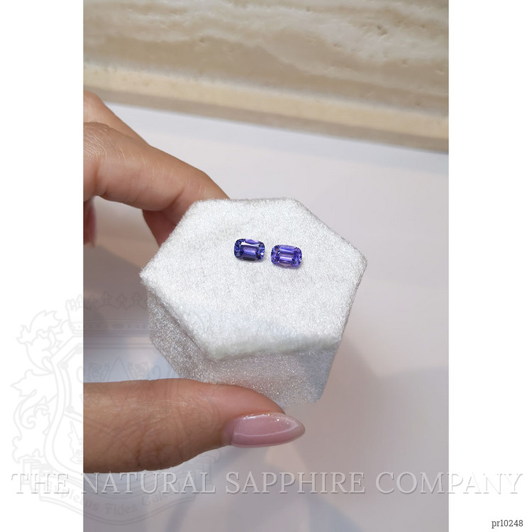 1.78 Ct.Tw. Tanzanite Pair from Tanzania