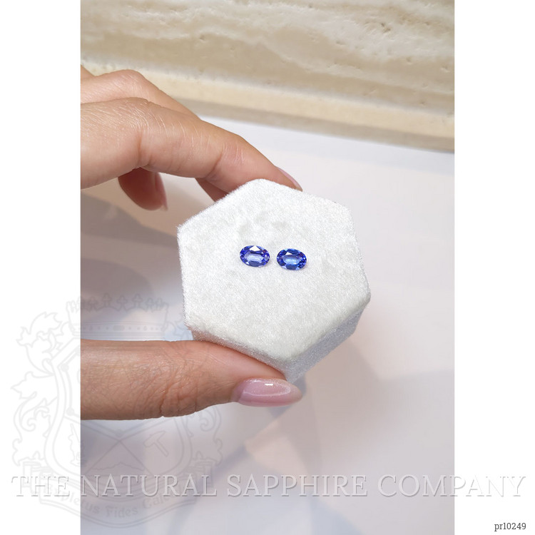 1.57 Ct.Tw. Tanzanite Pair from Tanzania