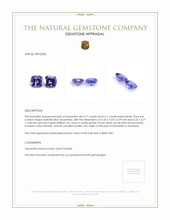 1.42 Ct.Tw.Total Carat Weight Tanzanite Pair from Tanzania Appraisal