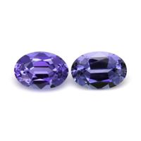 1.60 Ct.Tw.Total Carat Weight Tanzanite Pair from Tanzania Video