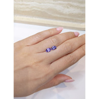 1.60 Ct.Tw.Total Carat Weight Tanzanite Pair from Tanzania Life Style