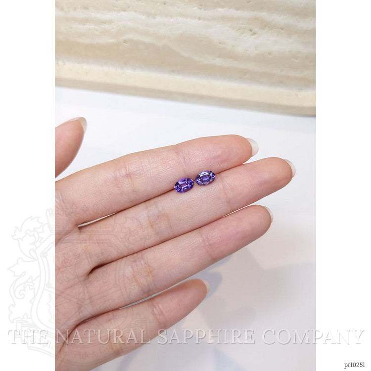 1.60 Ct.Tw. Tanzanite Pair from Tanzania