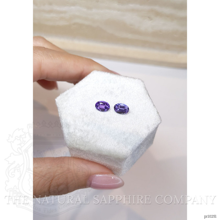 1.60 Ct.Tw. Tanzanite Pair from Tanzania