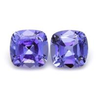 1.26 Ct.Tw.Total Carat Weight Tanzanite Pair from Tanzania Video