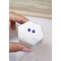 1.26&nbsp;Ct.Tw.Total Carat Weight Tanzanite Pair from Tanzania Life Style