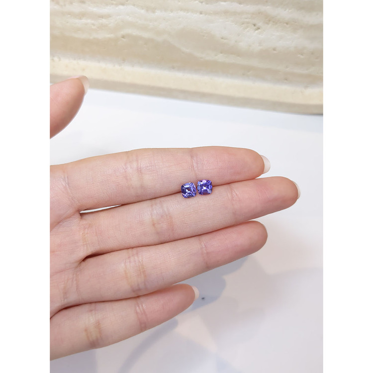1.26 Ct.Tw. Tanzanite Pair from Tanzania