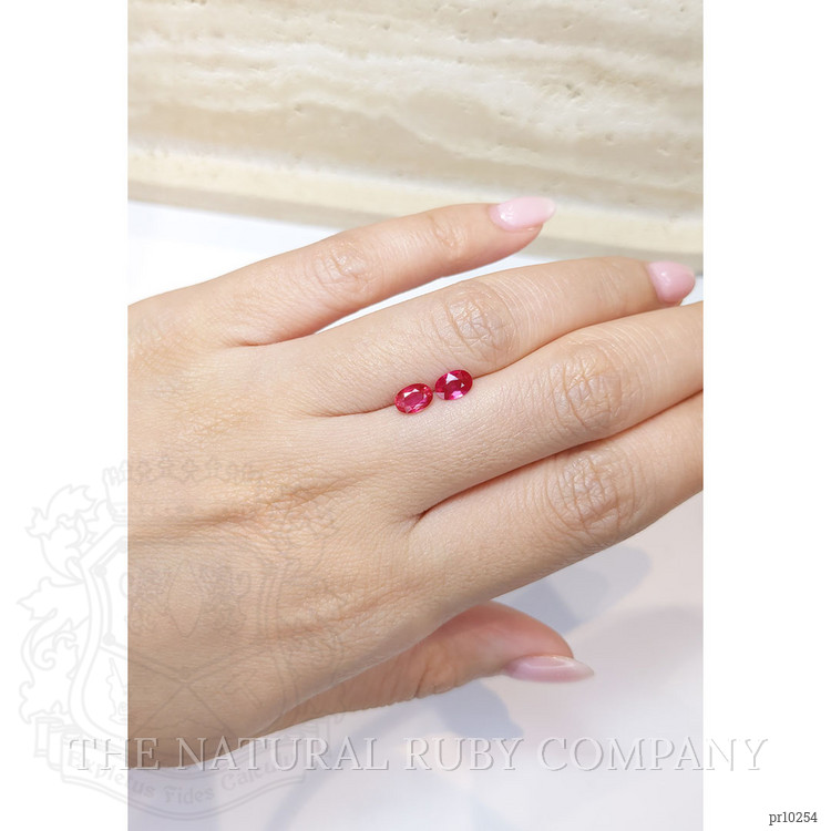 1.10 Ct.Tw. Ruby Pair from Mozambique