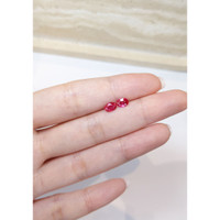 1.10 Ct.Tw.Total Carat Weight Ruby Pair from Mozambique Life Style
