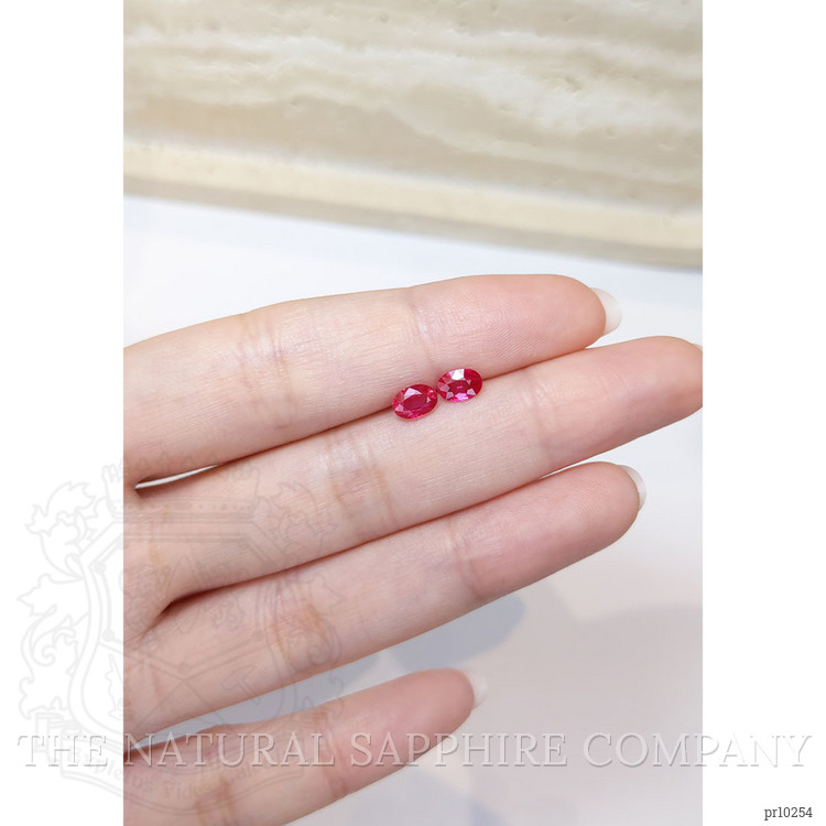 1.10 Ct.Tw. Ruby Pair from Mozambique