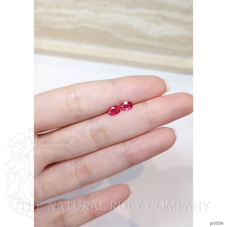 1.10 Ct.Tw. Ruby Pair from Mozambique