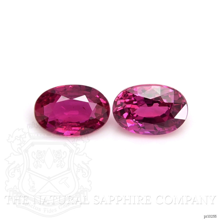 0.84 Ct.Tw. Pink Sapphire Pair from Mozambique
