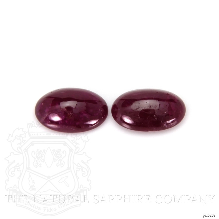 1.19 Ct.Tw. Cabochon Ruby Pair from Mozambique