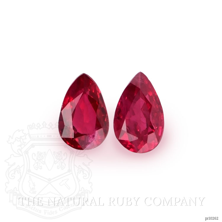 0.99 Ct.Tw. Ruby Pair from Mozambique