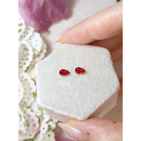0.99 Ct.Tw.Total Carat Weight Ruby Pair from Mozambique Life Style