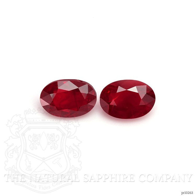 1.05 Ct.Tw. Ruby Pair from Burma (Myanmar)