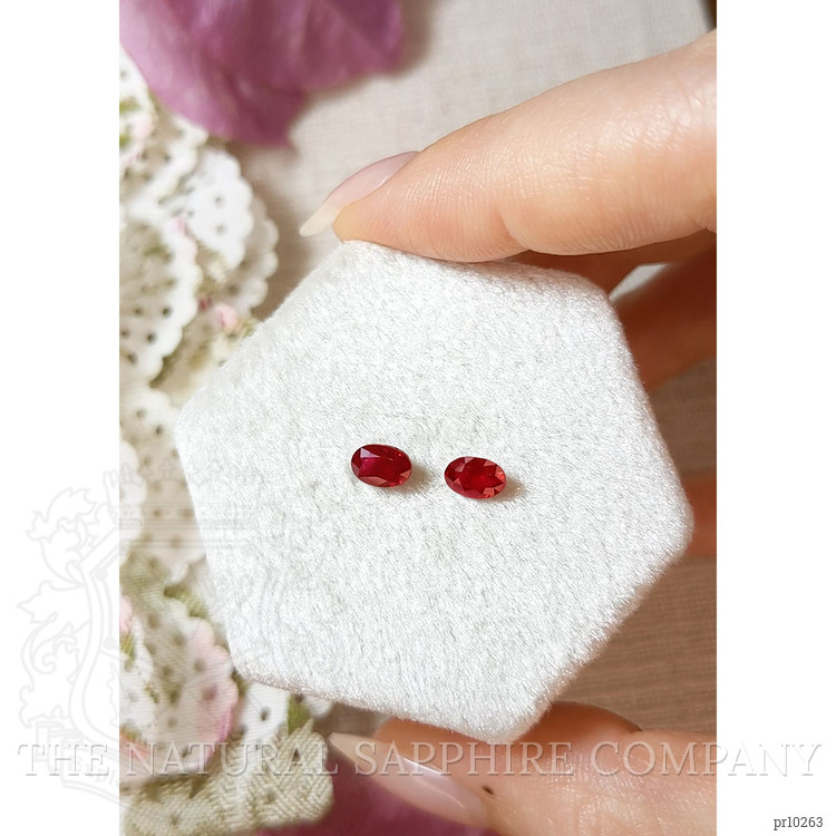 1.05 Ct.Tw. Ruby Pair from Burma (Myanmar)