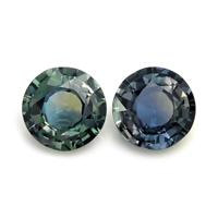 3.11&nbsp;Ct.Tw.Total Carat Weight Bluish Green Sapphire Pair from Ceylon (Sri Lanka) Video