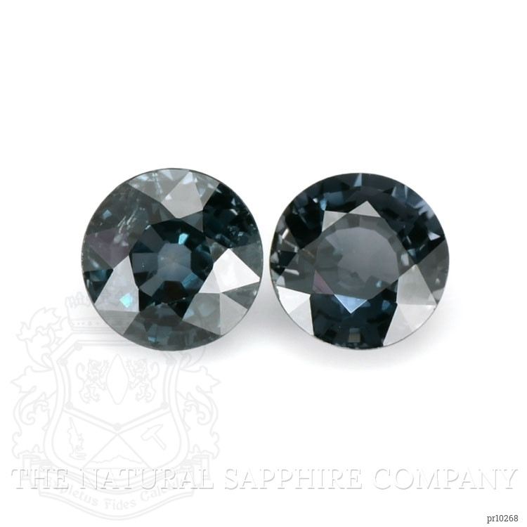 3.98 Ct.Tw. Bluish Green Sapphire Pair from Ceylon (Sri Lanka)