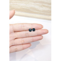 3.98&nbsp;Ct.Tw.Total Carat Weight Bluish Green Sapphire Pair from Ceylon (Sri Lanka) Life Style