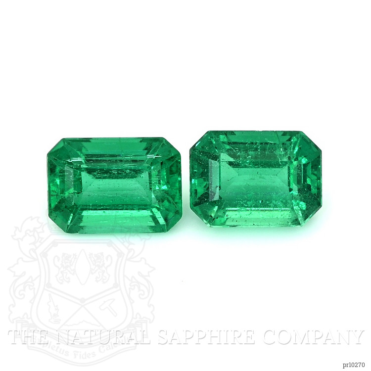 3.06 Ct.Tw. Emerald Pair from Zambia