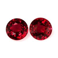 2.03 Ct.Tw.Total Carat Weight Ruby Pair from Mozambique Video