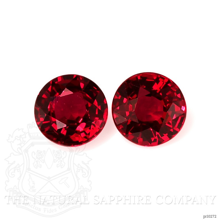 2.03 Ct.Tw. Ruby Pair from Mozambique