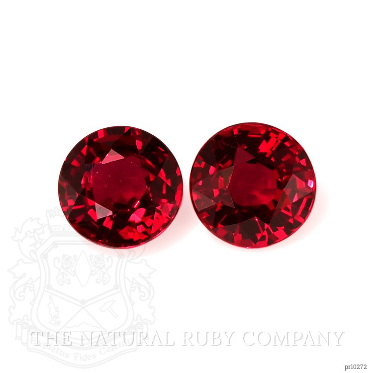 2.03 Ct.Tw. Ruby Pair from Mozambique