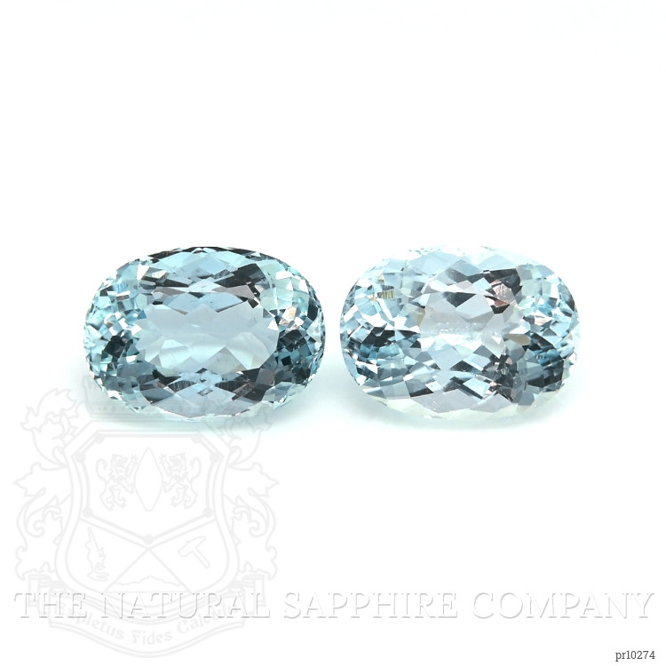 5.62 Ct.Tw. Aquamarine Pair from Brazil