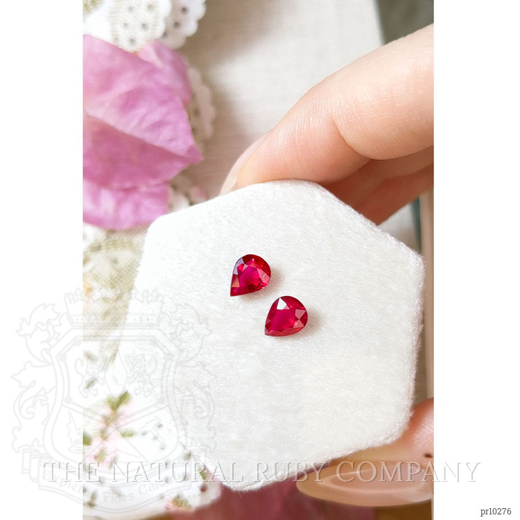 2.15 Ct.Tw. Ruby Pair from Mozambique
