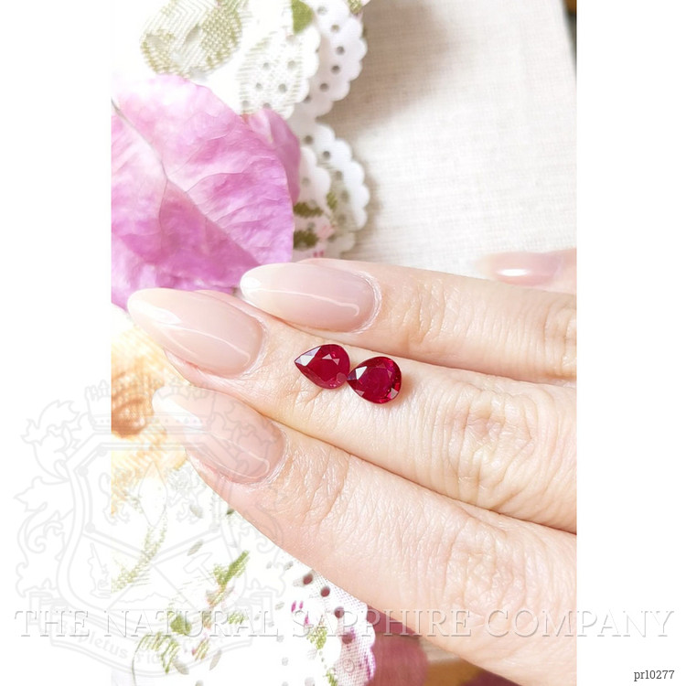 2.68 Ct.Tw. Ruby Pair from Mozambique