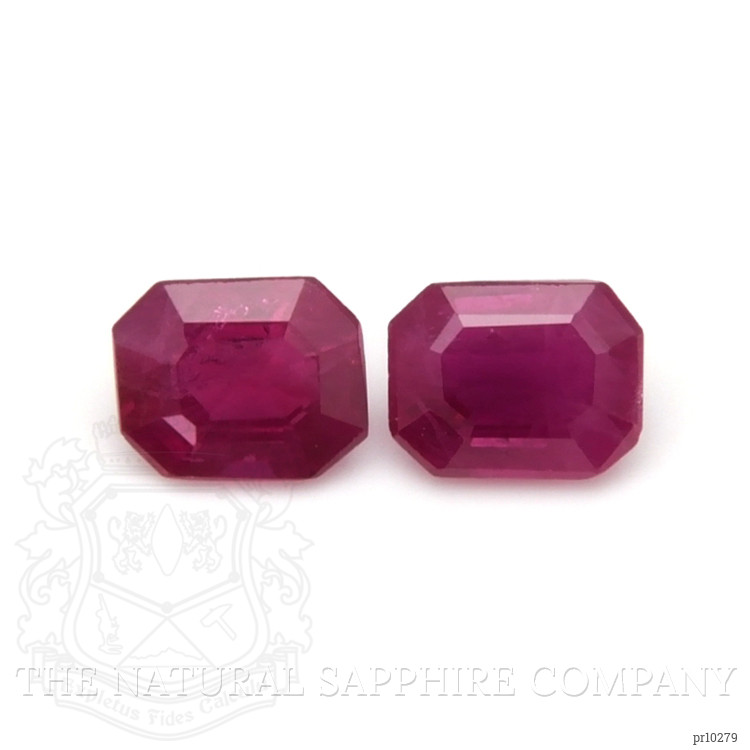 0.97 Ct.Tw. Ruby Pair from Mozambique