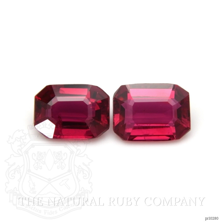 2.06 Ct.Tw. Ruby Pair from Mozambique