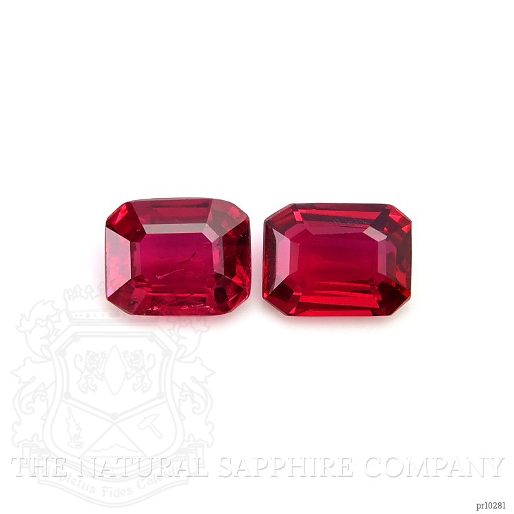 2.11 Ct.Tw. Ruby Pair from Mozambique