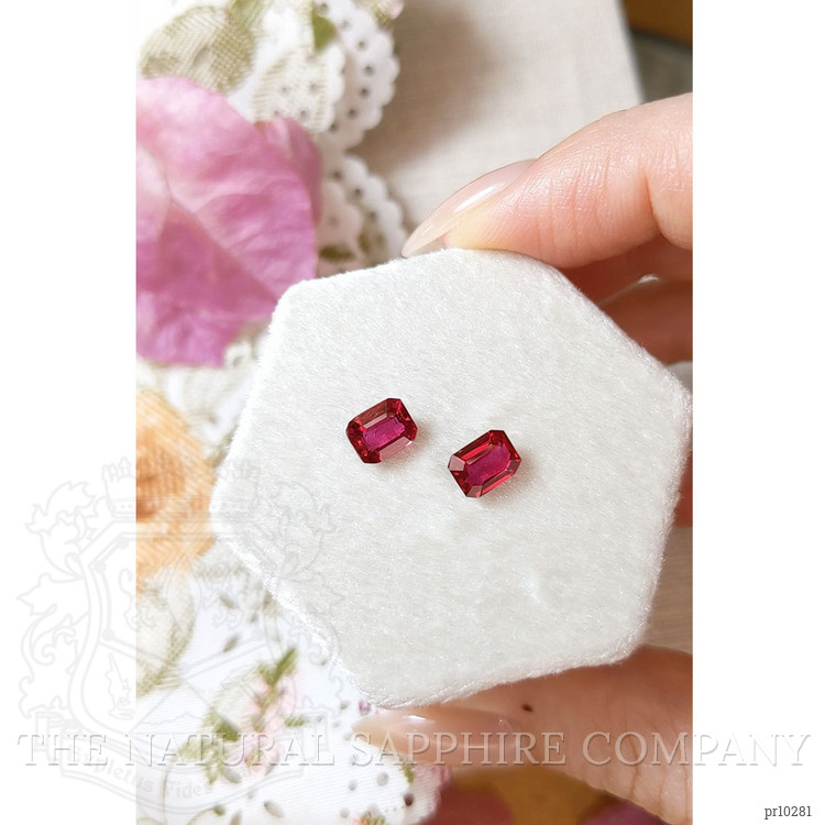 2.11 Ct.Tw. Ruby Pair from Mozambique